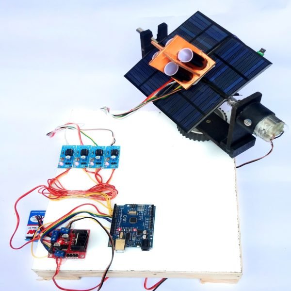 SR Robotics Dual Axis Solar Tracker system With Project Report – SR ...