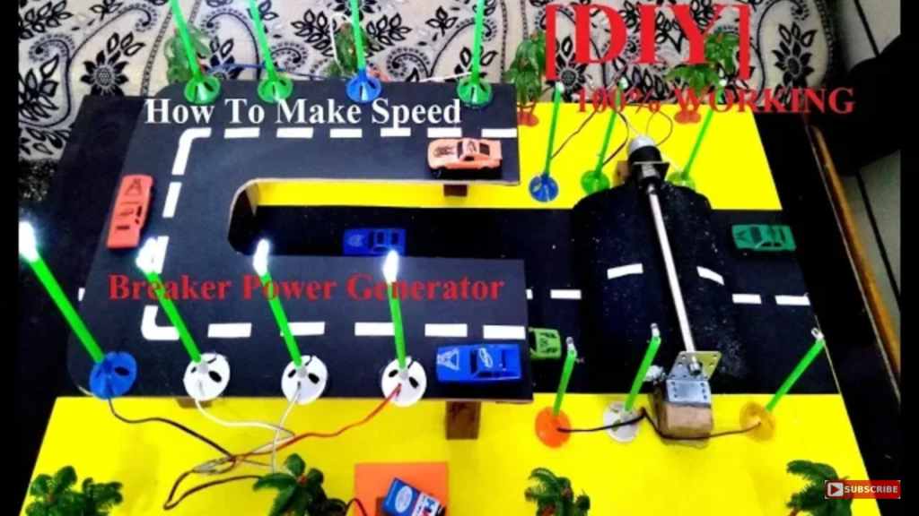 SPEED BREAKER POWER GENERATOR AND MULTIFUNCTION ENERGY DEVELOPMENT MODEL SR Robotics