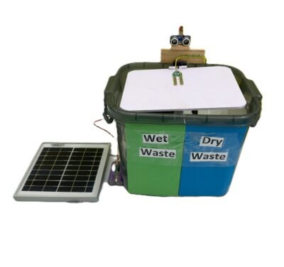 Smart Dustbin for wet and dry segregation with solar – SR Robotics